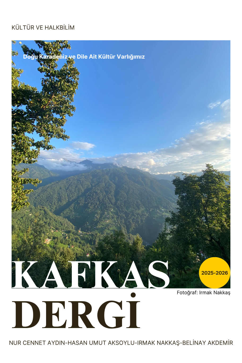 Kafkas Dergi (TÜBİTAK Projesi)